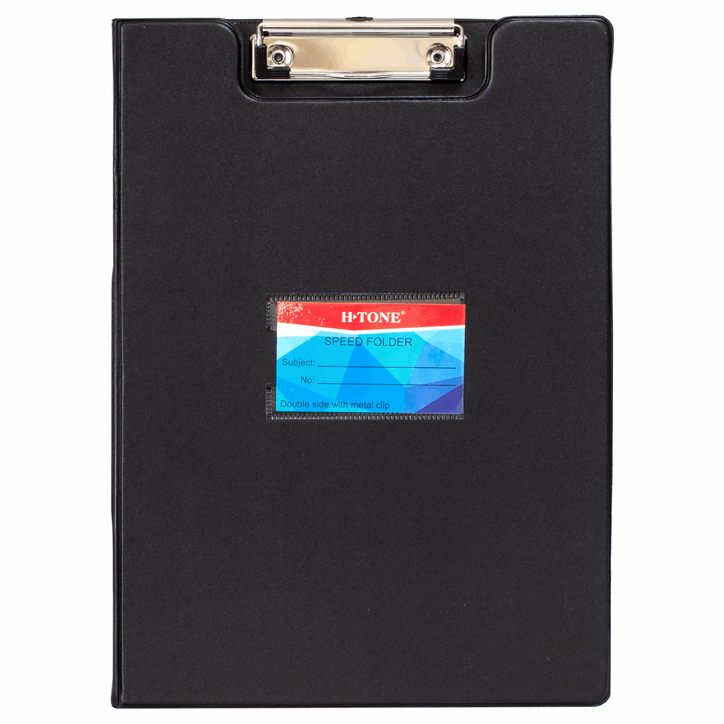 Кліпборд-папка А4, PVC, чорна H-Tone (JJ40917-black)